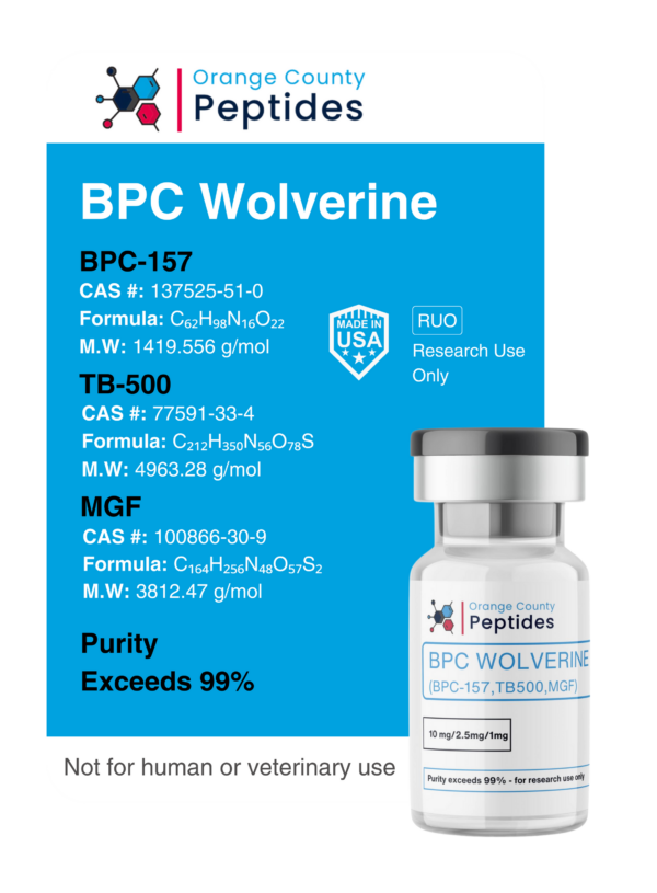 Buy BPC Wolverine - 10 mg / 2.5mg / 1mg