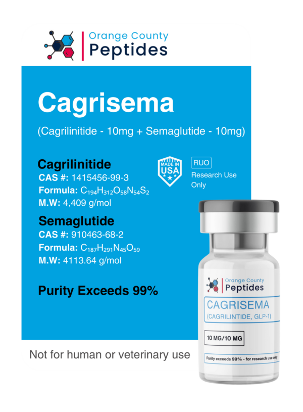 Buy Cagrisema (Cagrilinitide - 10mg + Semaglutide - 10mg) - 20mg